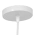 GloboStar® FIGURE 10001651 Μοντέρνο Κρεμαστό Παιδικό Φωτιστικό Οροφής Μονόφωτο Λευκό Μεταλλικό Φιγούρα Φ20 x Υ40cm - ledmania.gr
