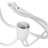 GloboStar® LITTLE MAN 01654 SET Μοντέρνο Κρεμαστό Φωτιστικό Οροφής Τρίφωτο Λευκό Μεταλλικό Φ45 x Υ40cm - ledmania.gr
