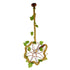 GloboStar® NEPETA 01660 Vintage Industrial Κρεμαστό Φωτιστικό Οροφής Μονόφωτο Πλέγμα Καφέ Σκουριά με Μπεζ Σχοινί Φ33 x Υ33cm - ledmania.gr