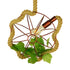 GloboStar® NEPETA 01660 Vintage Industrial Κρεμαστό Φωτιστικό Οροφής Μονόφωτο Πλέγμα Καφέ Σκουριά με Μπεζ Σχοινί Φ33 x Υ33cm - ledmania.gr