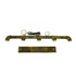 GloboStar® DUCT 01669 Vintage Industrial Κρεμαστό Φωτιστικό Οροφής Πολύφωτο Μπρούτζινο Μεταλλικό Ράγα Μ92 x Π5 x Y8cm - ledmania.gr
