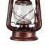 GloboStar® BARBAROSSA 01707 Vintage Κρεμαστό Φωτιστικό Οροφής Μονόφωτο 1 x E27 AC220-240V IP20 - Φ18 x Υ28cm - Χάλκινο Αντικέ Μεταλλικό με Διάφανο Γυαλί και Ανάρτηση Σχοινί Τριχιάς - 5 Χρόνια Εγγύηση - ledmania.gr