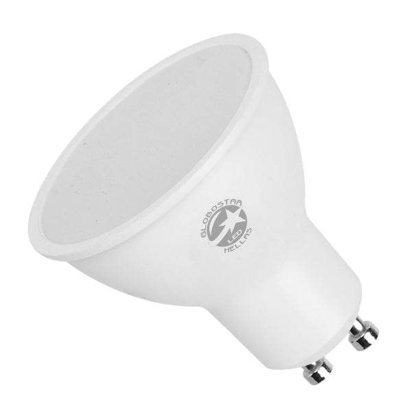 Λάμπα LED Σποτ GU10 8W 230V 800lm 120° Ψυχρό Λευκό 6000k Dimmable GloboStar 01757 - ledmania.gr