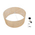 GloboStar® YOTTO 01823 Boho Κρεμαστό Φωτιστικό Οροφής Τρίφωτο 3 x E27 AC220-240V IP20 - Φ90 x Υ40cm - Μπεζ Μπαμπού Πλέγμα - 5 Χρόνια Εγγύηση - ledmania.gr