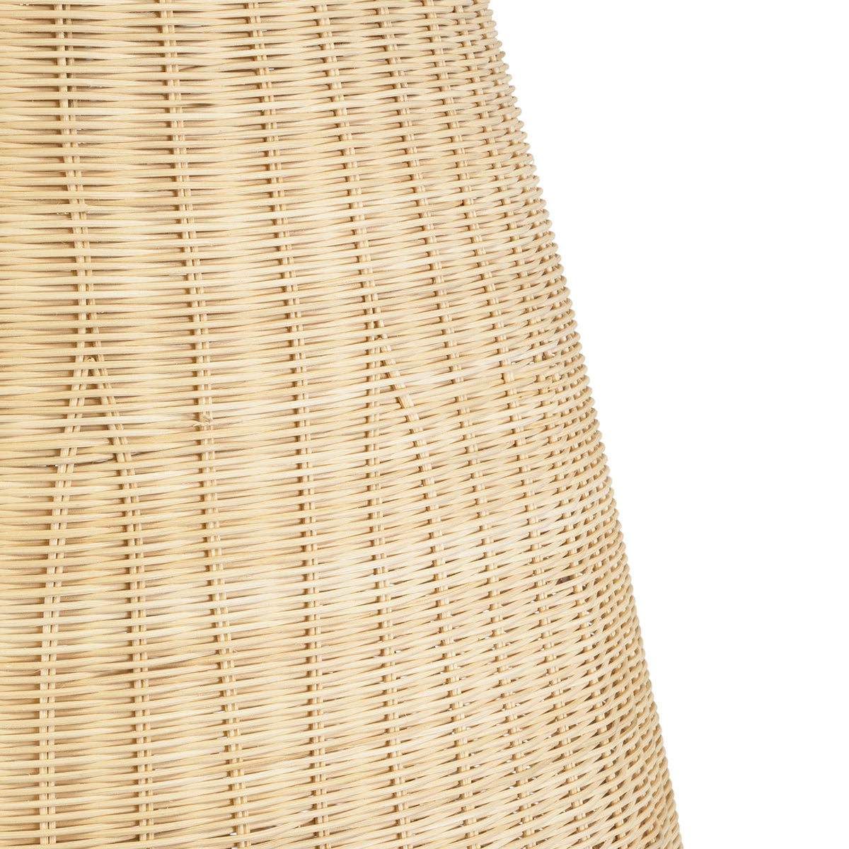 GloboStar® MAHANA 01827 Boho Κρεμαστό Φωτιστικό Οροφής Μονόφωτο 1 x E27 AC220-240V IP20 - Φ80 x Υ130cm - Μπεζ Ξύλινο Ρατάν Πλέγμα - 5 Χρόνια Εγγύηση - ledmania.gr