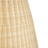 GloboStar® MAHANA 01827 Boho Κρεμαστό Φωτιστικό Οροφής Μονόφωτο 1 x E27 AC220-240V IP20 - Φ80 x Υ130cm - Μπεζ Ξύλινο Ρατάν Πλέγμα - 5 Χρόνια Εγγύηση - ledmania.gr