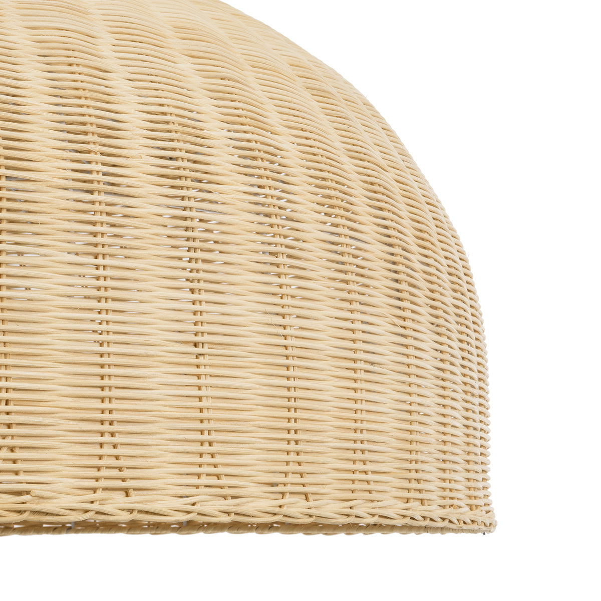 GloboStar® AFURU 01829 Boho Κρεμαστό Φωτιστικό Οροφής Μονόφωτο 1 x E27 AC220-240V IP20 - Φ100 x Υ60cm - Μπεζ Ξύλινο Μπαμπού Πλέγμα Καμπάνα - 5 Χρόνια Εγγύηση - ledmania.gr