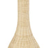 GloboStar® PARADIS 01846 Boho Επιδαπέδιο Φωτιστικό Μονόφωτο 1 x E27 AC220-240V IP20 - Φ50 x Υ180cm - Μπεζ Ξύλινο Ρατάν Πλέγμα - 5 Χρόνια Εγγύηση - ledmania.gr