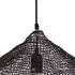 GloboStar® KENTUCKY 01863 Vintage Κρεμαστό Φωτιστικό Οροφής Μονόφωτο 1 x E27 AC220-240V IP20 - Φ40 x Υ30cm - Σκούρο Καφέ Μεταλλικό Πλέγμα - 5 Χρόνια Εγγύηση - ledmania.gr