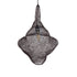 GloboStar® KENTUCKY 01872 Vintage Κρεμαστό Φωτιστικό Οροφής Μονόφωτο 1 x E27 AC220-240V IP20 - Φ35 x Υ60cm - Σκούρο Καφέ Μεταλλικό Πλέγμα - 5 Χρόνια Εγγύηση - ledmania.gr