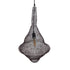 GloboStar® KENTUCKY 01872 Vintage Κρεμαστό Φωτιστικό Οροφής Μονόφωτο 1 x E27 AC220-240V IP20 - Φ35 x Υ60cm - Σκούρο Καφέ Μεταλλικό Πλέγμα - 5 Χρόνια Εγγύηση - ledmania.gr