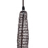 GloboStar® KENTUCKY 01872 Vintage Κρεμαστό Φωτιστικό Οροφής Μονόφωτο 1 x E27 AC220-240V IP20 - Φ35 x Υ60cm - Σκούρο Καφέ Μεταλλικό Πλέγμα - 5 Χρόνια Εγγύηση - ledmania.gr