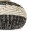 GloboStar® BARBADOS 01946 Boho Κρεμαστό Φωτιστικό Οροφής Μονόφωτο 1 x E27 AC220-240V IP20 - Φ40 x Υ34cm - Μπεζ - Χακί Ξύλινο Πλέγμα Καμπάνα - 5 Χρόνια Εγγύηση - ledmania.gr