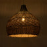 GloboStar® SEYCHELLES 01949 Boho Κρεμαστό Φωτιστικό Οροφής Μονόφωτο 1 x E27 AC220-240V IP20 - Φ60 x Υ60cm - Μπεζ Καφέ - Χακί Ξύλινο Πλέγμα Καμπάνα - 5 Χρόνια Εγγύηση - ledmania.gr