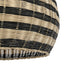 GloboStar® JAMAICA 01955 Boho Κρεμαστό Φωτιστικό Οροφής Μονόφωτο 1 x E27 AC220-240V IP20 - Φ60 x Υ60cm - Μπεζ - Χακί Ξύλινο Πλέγμα Καμπάνα - 5 Χρόνια Εγγύηση - ledmania.gr