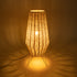 GloboStar® BOLSON 02012 Boho Επιδαπέδιο Φωτιστικό Μονόφωτο 1 x E27 AC220-240V IP20 - Φ30 x Υ70cm - Μπεζ Ξύλινο Μπαμπού Πλέγμα - 5 Χρόνια Εγγύηση - ledmania.gr