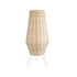 GloboStar® BOLSON 02012 Boho Επιδαπέδιο Φωτιστικό Μονόφωτο 1 x E27 AC220-240V IP20 - Φ30 x Υ70cm - Μπεζ Ξύλινο Μπαμπού Πλέγμα - 5 Χρόνια Εγγύηση - ledmania.gr