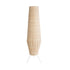 GloboStar® BOLSON 02013 Boho Επιδαπέδιο Φωτιστικό Μονόφωτο 1 x E27 AC220-240V IP20 - Φ30 x Υ120cm - Μπεζ Ξύλινο Μπαμπού Πλέγμα - 5 Χρόνια Εγγύηση - ledmania.gr