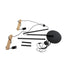 GloboStar® MINDELO 02034 Μοντέρνο Επιδαπέδιο Φωτιστικό Μονόφωτο 2 x E27 AC220-240V IP20 - Μ40 x Π24 x Υ175cm - Μαύρο Μεταλλικό Σώμα με Μπεζ Ξύλινη Βάση - 5 Χρόνια Εγγύηση - ledmania.gr