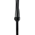 GloboStar® MINDELO 02034 Μοντέρνο Επιδαπέδιο Φωτιστικό Μονόφωτο 2 x E27 AC220-240V IP20 - Μ40 x Π24 x Υ175cm - Μαύρο Μεταλλικό Σώμα με Μπεζ Ξύλινη Βάση - 5 Χρόνια Εγγύηση - ledmania.gr