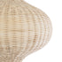 GloboStar® ALADDIN 02052 Boho Επιδαπέδιο Φωτιστικό Μονόφωτο 1 x E27 AC220-240V IP20 - Φ60 x Υ180cm - Μπεζ Μπαμπού Πλέγμα - 5 Χρόνια Εγγύηση - ledmania.gr