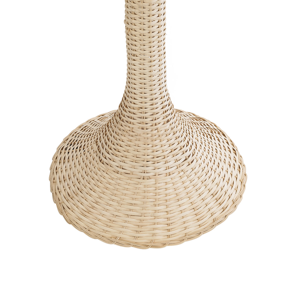 GloboStar® ALADDIN 02052 Boho Επιδαπέδιο Φωτιστικό Μονόφωτο 1 x E27 AC220-240V IP20 - Φ60 x Υ180cm - Μπεζ Μπαμπού Πλέγμα - 5 Χρόνια Εγγύηση - ledmania.gr