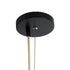 GloboStar® CABALLEROS 02062 Boho Κρεμαστό Φωτιστικό Οροφής Μονόφωτο 1 x E27 AC220-240V IP20 - Φ100 x Υ53cm - Πράσινο με Κίτρινο και Κόκκινο Ξύλινο Μπαμπού Πλέγμα Καμπάνα - 5 Χρόνια Εγγύηση - ledmania.gr