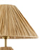 GloboStar® LUANA 02107 Boho Επιτραπέζιο Φωτιστικό Μονόφωτο 1 x E27 AC220-240V IP20 - Φ40 x Υ50cm - Μπεζ Καφέ Φυσική Ράφια Άχυρο Καπέλο - 5 Χρόνια Εγγύηση - ledmania.gr