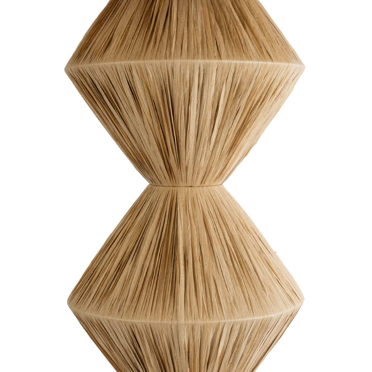 GloboStar® LUANA 02108 Boho Επιδαπέδιο Φωτιστικό Μονόφωτο 1 x E27 AC220-240V IP20 - Φ60 x Υ150cm - Μπεζ Ξύλινο Ρατάν Καπέλο - 5 Χρόνια Εγγύηση - ledmania.gr