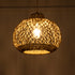 GloboStar® ECUADOR 02115 Boho Κρεμαστό Φωτιστικό Οροφής Μονόφωτο 1 x E27 AC220-240V IP20 - Φ35 x Υ28cm - Μπεζ Seagrass - Φύκι Πλέγμα Καμπάνα - 5 Χρόνια Εγγύηση - ledmania.gr