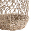GloboStar® NIMBLIN 02116 Boho Κρεμαστό Φωτιστικό Οροφής Μονόφωτο 1 x E27 AC220-240V IP20 - Φ23 x Υ50cm - Μπεζ Seagrass - Φύκι Πλέγμα Καμπάνα - 5 Χρόνια Εγγύηση - ledmania.gr