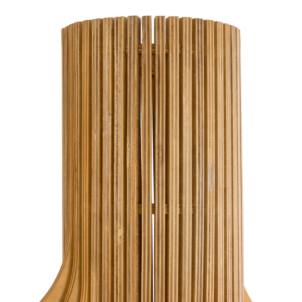 GloboStar® MIHIRO 02150 Boho Επιδαπέδιο Φωτιστικό Μονόφωτο 1 x E27 AC220-240V IP20 - Μ48 x Π48 x Υ120cm - Καφέ Ξύλινο με Μαύρη Μεταλλική Βάση Πλέγμα - 5 Χρόνια Εγγύηση - ledmania.gr