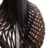 GloboStar® MIHIRO 02151 Boho Επιδαπέδιο Φωτιστικό Μονόφωτο 1 x E27 AC220-240V IP20 - Μ48 x Π48 x Υ120cm - Καφέ Σκούρο Ξύλινο με Μαύρη Μεταλλική Βάση Πλέγμα - 5 Χρόνια Εγγύηση - ledmania.gr