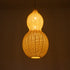GloboStar® KINGSTOWN 02168 Boho Φωτιστικό Οροφής Μονόφωτο 1 x E27 AC220-240V IP20 - Φ30 x Υ60cm - Μπεζ Ξύλινο Μπαμπού Πλέγμα - 5 Χρόνια Εγγύηση - ledmania.gr