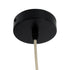 GloboStar® MIHIRO 02172 Boho Κρεμαστό Φωτιστικό Οροφής Μονόφωτο 1 x E27 AC220-240V IP20 - Φ32 x Υ56cm - Καφέ Ξύλινο Πλέγμα - 5 Χρόνια Εγγύηση - ledmania.gr