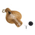 GloboStar® MIHIRO 02172 Boho Κρεμαστό Φωτιστικό Οροφής Μονόφωτο 1 x E27 AC220-240V IP20 - Φ32 x Υ56cm - Καφέ Ξύλινο Πλέγμα - 5 Χρόνια Εγγύηση - ledmania.gr
