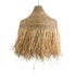 GloboStar® NEGRIL 02186 Boho Κρεμαστό Φωτιστικό Οροφής Μονόφωτο 1 x E27 AC220-240V IP20 - Φ80 x Υ120cm - Μπεζ Φυσική Ράφια Νήμα Πλέγμα Καμπάνα - 5 Χρόνια Εγγύηση - ledmania.gr