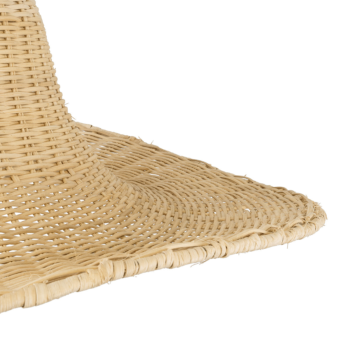 GloboStar® ESPARGOS 02214 Boho Κρεμαστό Φωτιστικό Οροφής Μονόφωτο 1 x E27 AC220-240V IP20 - Φ70 x Υ35cm - Μπεζ Ξύλινο Μπαμπού Πλέγμα - 5 Χρόνια Εγγύηση - ledmania.gr