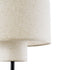 GloboStar® MARIGOLD 02227 Μοντέρνο Επιτραπέζιο Φωτιστικό Τρίφωτο 3 x E27 AC220-240V IP20 - Φ36 x Υ70cm - Μαύρο Μεταλλικό με Λευκό Μπεζ Καπέλο - 5 Χρόνια Εγγύηση - ledmania.gr