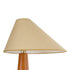 GloboStar® KAUAI 02230 Μοντέρνο Επιδαπέδιο Φωτιστικό Μονόφωτο 1 x E27 AC220-240V IP20 - Μ55 x Π42 x Υ145cm - Μπεζ Ξύλινο Καμπάνα - 5 Χρόνια Εγγύηση - ledmania.gr