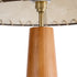 GloboStar® MASPALOMAS 02292 Boho Επιδαπέδιο Φωτιστικό Μονόφωτο 1 x E27 AC220-240V IP20 - Φ55 x Υ145cm - Μπεζ Ξύλινο Καμπάνα - 5 Χρόνια Εγγύηση - ledmania.gr