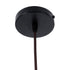 GloboStar® PALERMO 02310 Boho Κρεμαστό Φωτιστικό Οροφής Μονόφωτο 1 x E27 AC220-240V IP20 - Φ60 x Υ18cm - Μπεζ Καφέ Ξύλινο Μπαμπού Πλέγμα - 5 Χρόνια Εγγύηση - ledmania.gr