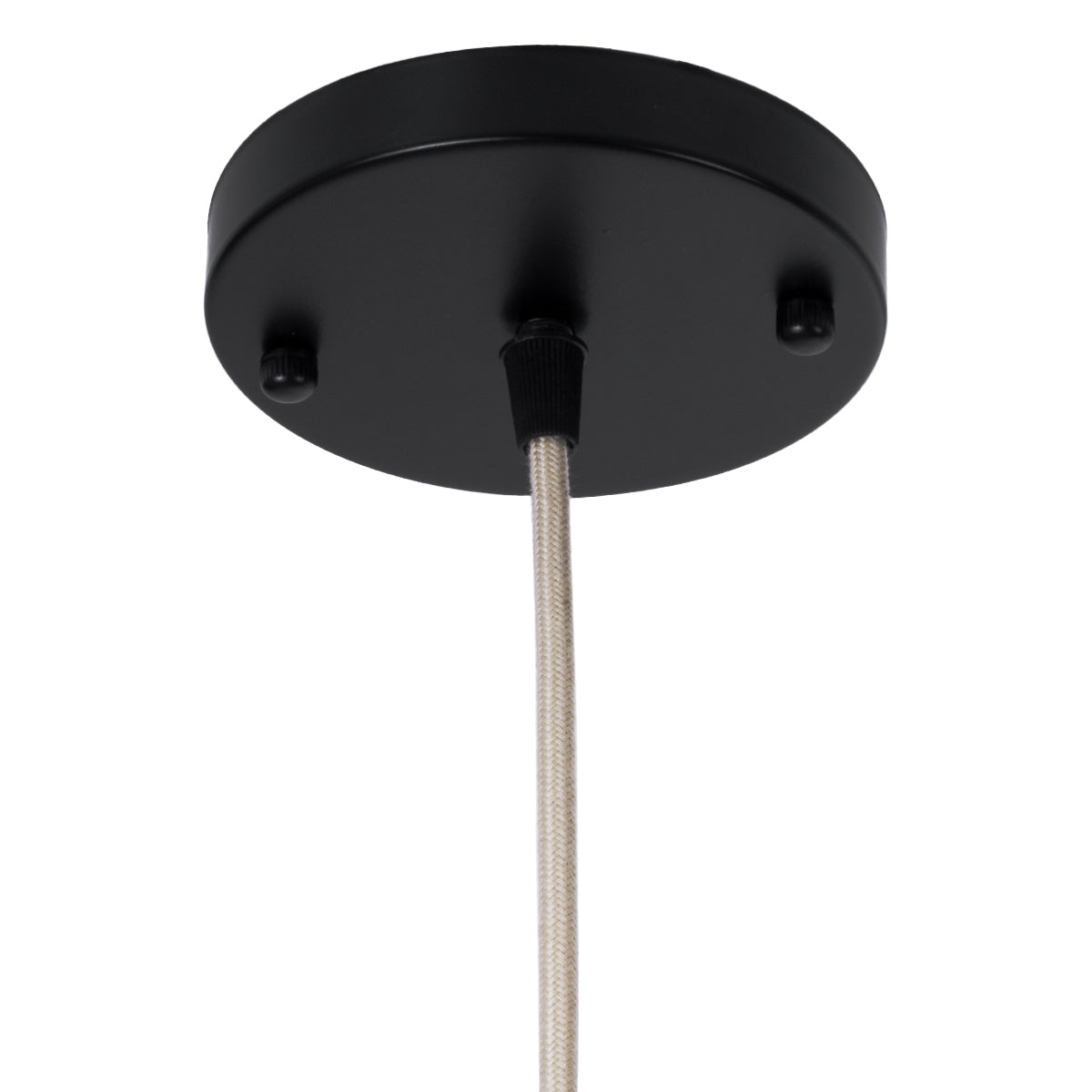 GloboStar® PRAIA 02317 Μοντέρνο Κρεμαστό Φωτιστικό Οροφής Μονόφωτο 1 x E27 AC220-240V IP20 - Φ25 x Υ145cm - Μπεζ Λευκό Λεπτό Φύλλο Ξύλου Πλέγμα - 5 Χρόνια Εγγύηση - ledmania.gr