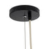 GloboStar® KAIA 02347 Boho Κρεμαστό Φωτιστικό Οροφής Μονόφωτο 1 x E27 AC220-240V IP20 - Φ80 x Υ26cm - Μπεζ Ξύλινο Μπαμπού Πλέγμα Καμπάνα - 5 Χρόνια Εγγύηση - ledmania.gr