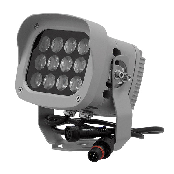 LED Προβολέας Αρχιτεκτονικού Φωτισμού GENIUS DMX512 24W CREE 24v 2400lm Δέσμης 10° Μοιρών Αδιάβροχος IP67 RGB GloboStar 05021 - ledmania.gr