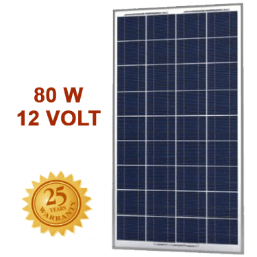 INVICTUS SRM-80P ΠΑΝΕΛ ΦΩΤΟΒΟΛΤΑΙΚΟ ΠΟΛΥΚΡΥΣΤΑΛΛΙΚΟ 80Wp 12V-1τεμ. - ledmania.gr
