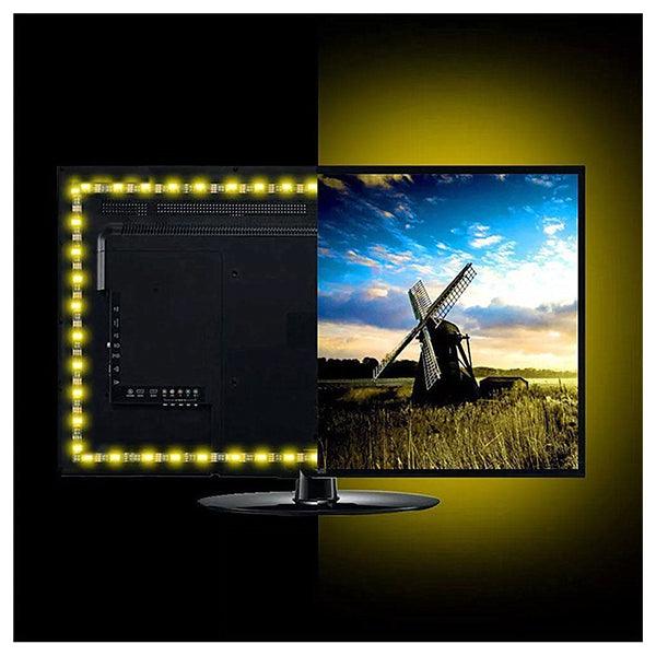 Πλήρες Κιτ Κρυφού Φωτισμού Θερμό Λευκό με USB για Τηλεοράσεις GloboStar 06007 - ledmania.gr
