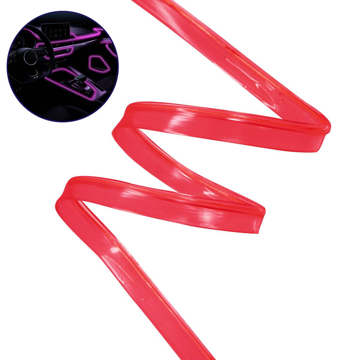 Εύκαμπτο φωτιζόμενο καλώδιο Neon Φούξια GloboStar 08003 - ledmania.gr