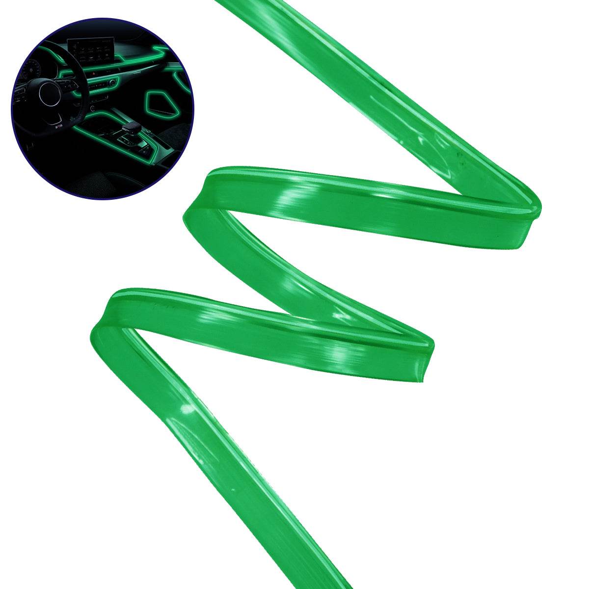 Εύκαμπτο φωτιζόμενο καλώδιο Neon Πράσινο GloboStar 08009 - ledmania.gr