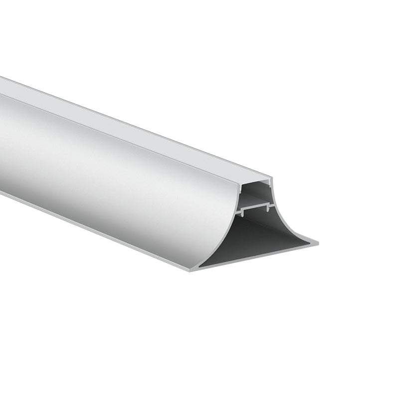 PROJE ALUMINUM PROFILE 3M/PC WITH OPAL PC DIFFUSER, WITHOUT END CAPS & ACCESSORIES - ledmania.gr